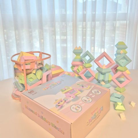 [벨베이비] 다이아몬드 블럭 수학 몬테소리 교구 블록 유아 아기 장난감
