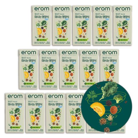 담백하게 마시는 식물성 단백질 영양식 라이트 황성주 190ml 16개