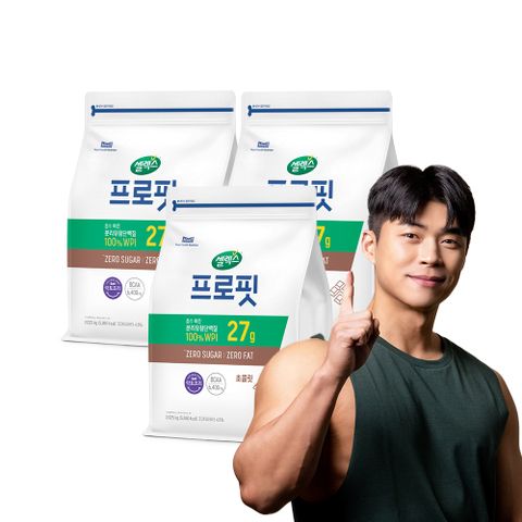 셀렉스 프로핏 웨이프로틴 파우더 초콜릿 대용량 1KG X 3개
