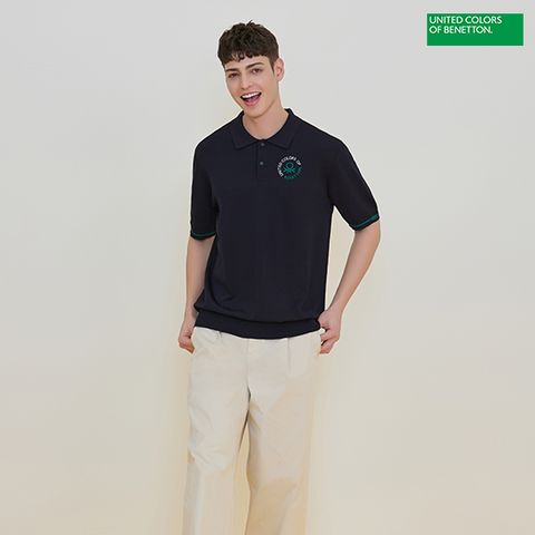 베네통스포츠 25SS 반팔 카라니트 3종 남성용
