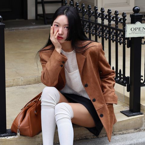 [롯데백화점]싱글 스웨이드 자켓 (OL5XJ880)