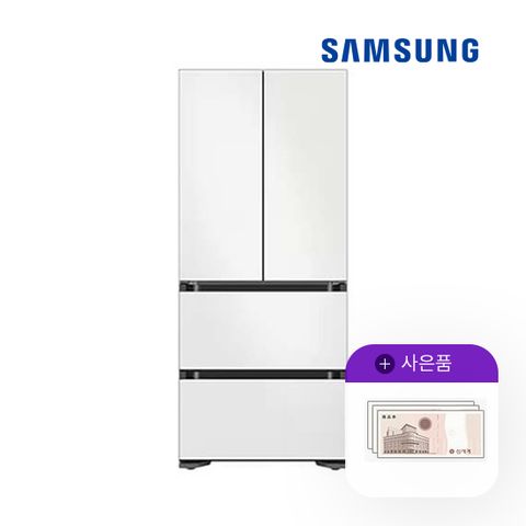 [렌탈] 삼성 비스포크 김치냉장고 4도어 420L 코타화이트 RQ42C9