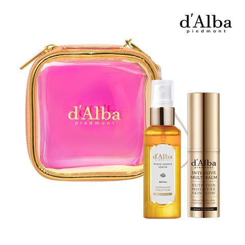 d'Alba] 로얄 화이트트러플 세럼+멀티밤+홀로그램파우치