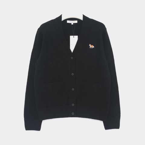 베이비 폭스패치로고 울 V넥 여성 가디건 LW00507KT1006 P199
