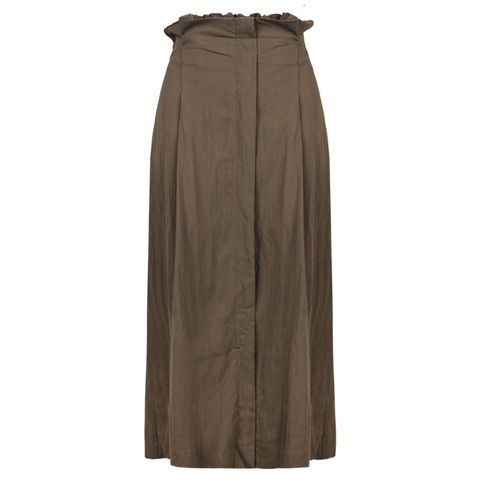 [파슨스] Waist Frill Pintuck Skirt [MSPO8SK03]