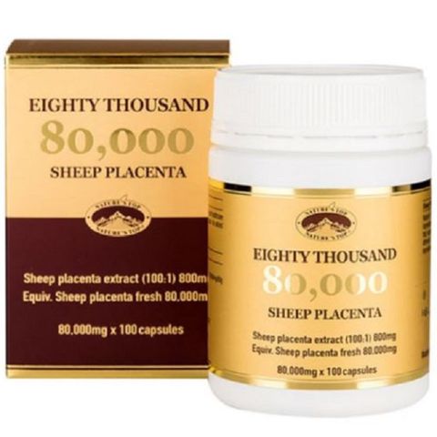 [해외직구]호주 네이쳐스탑 양태반 80000mg 100캡슐