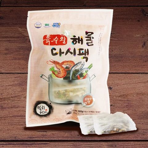 [맛딜]육수왕 다시팩 칼칼한맛 160g/16gx10입