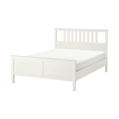 HEMNES 헴네스 퀸 침대 150x200cm 프레임+갈빗살 세트/퀸침대/원목침대