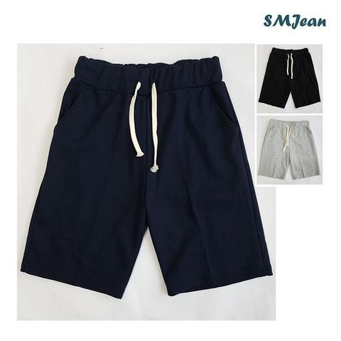 SMJ352s 무지 5부 남자 반바지 남성 밴드 반바지 기획상품