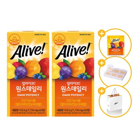 [Alive] 얼라이브 멀티비타민 선물세트 (택1)