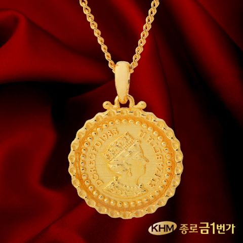 [종로금1번가] 순금 목걸이 주얼리 18.75g 엘리자베스물결