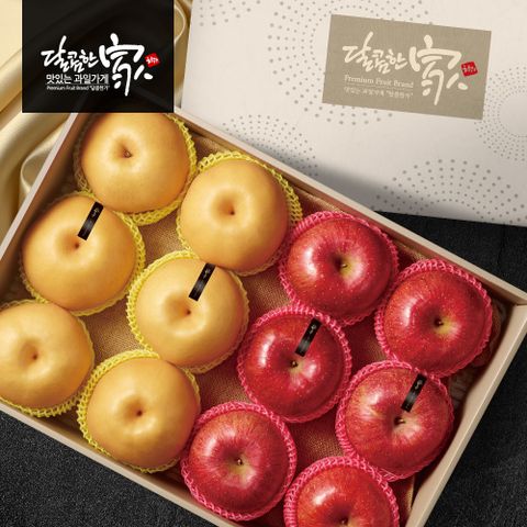프리미엄 사과+배 혼합세트/사과+배/12과