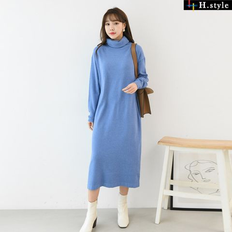 H스타일OP4524캐시미어블랑OPS/롱원피스/박스/캐주얼/빅/홈웨어/트레이닝/데일리