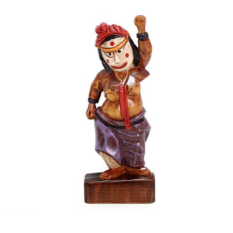고급 왜장녀탈춤 목조각인형