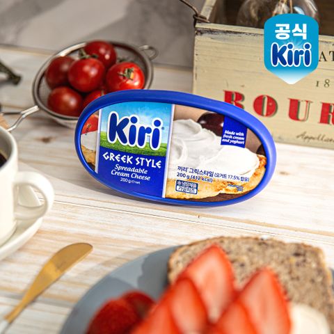 크림치즈 스프레드 그릭스타일 200g / 베이글 발라먹는치즈