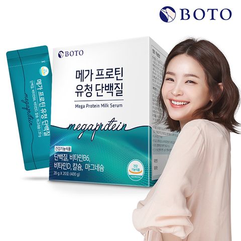 보뚜 메가 프로틴 유청 단백질 20g x 20포 x 1박스