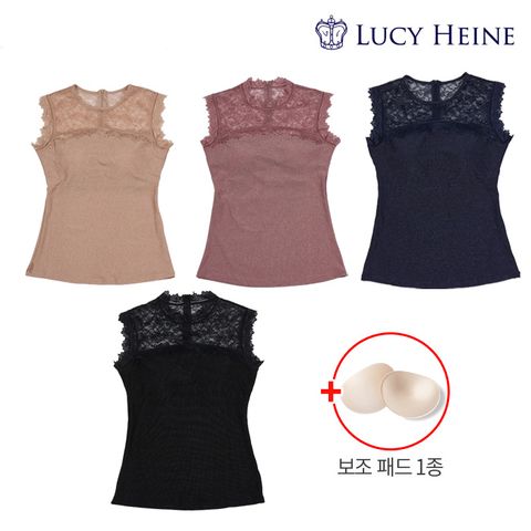 루시헨느 레이스 글리터 브라탑 블라우스 4종 패키지