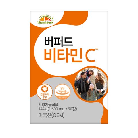 비타민뱅크 버퍼드 비타민C 90정