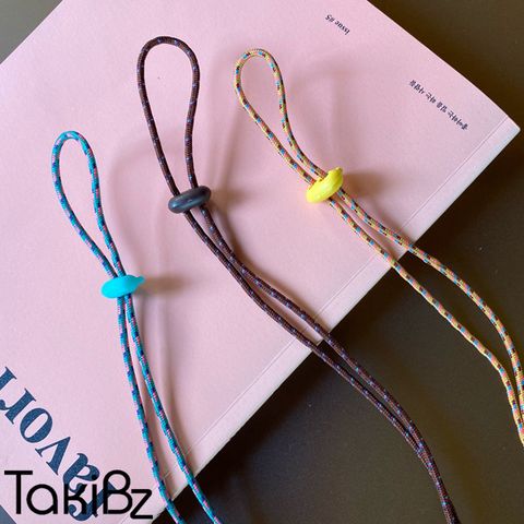 타키비즈 가을컬러 포인트 스트랩조절 마스크목걸이