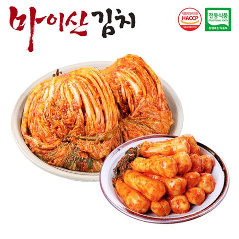한국농협김치  2종1호 포기김치3kg/총각김치2kg