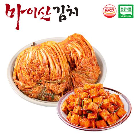 한국농협김치  2종2호 포기김치3kg/깍두기2kg