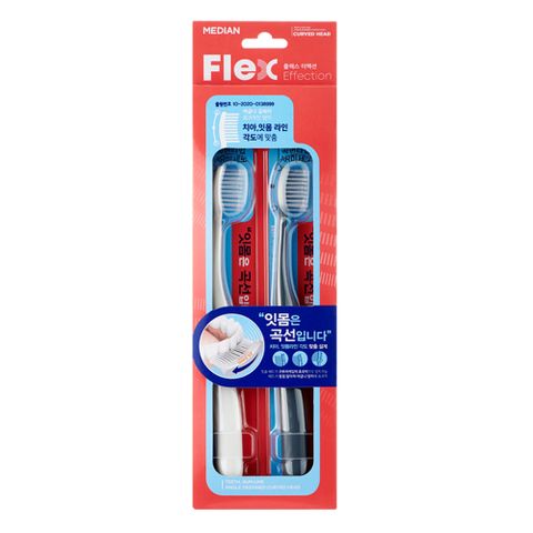 메디안 플렉스이펙션 칫솔 2입 428519