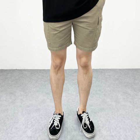 [브리치] 엠클로 / 여름 면 워싱 카고 포켓 숏 밴딩 반바지