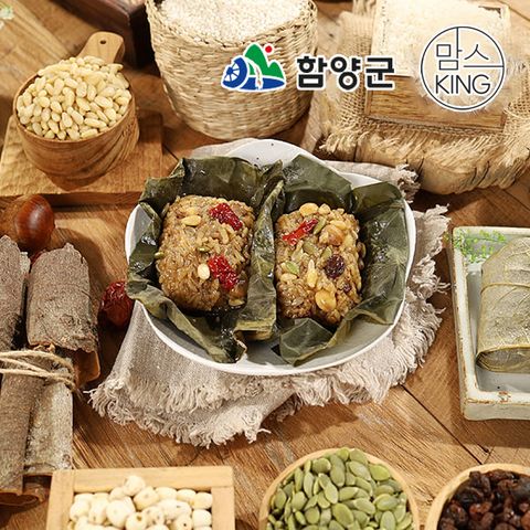 화신영농조합 숨쉬는 연잎밥 150g/3개+연잎약밥 80g/3개