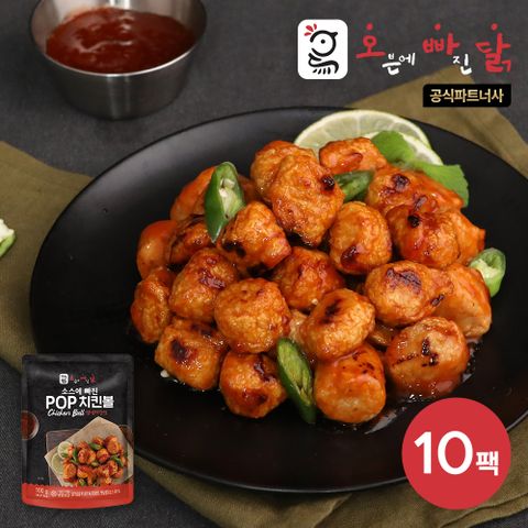 [오빠닭] 소스에 빠진 POP치킨볼 양념치킨맛 100g 10팩