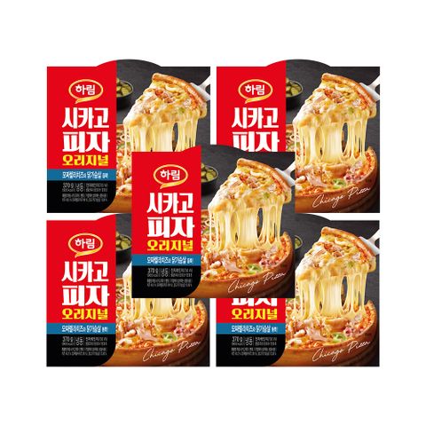 시카고 피자 370g 5개