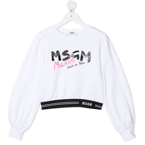 21SS 키즈 로고 프린트 크루넥 맨투맨 MS026944 001