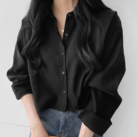 [브리치] 하이제시카 / 크롭셔츠 부드러워요 뉴시드 루즈핏 데일리 셔츠 남방