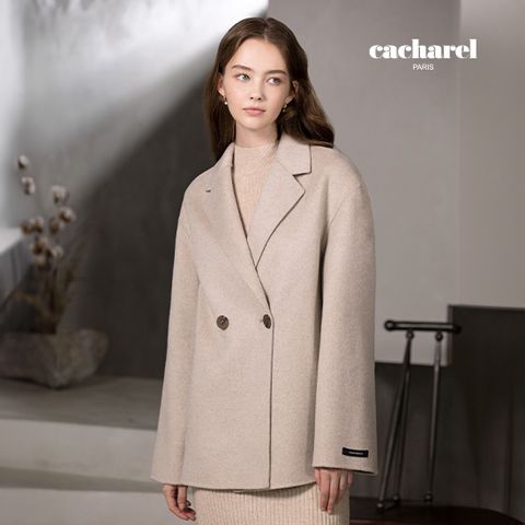 [론칭가 79,900원][온플] 까사렐 24FW 울블렌드 핸드메이드 하프코트