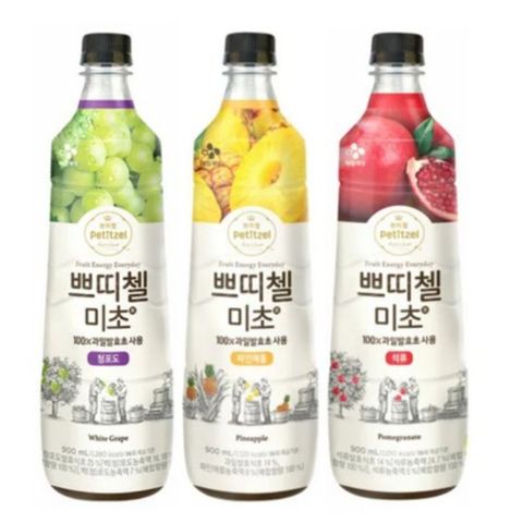 CJ 쁘띠첼 미초 900ml 7종모음//식초음료/흑초