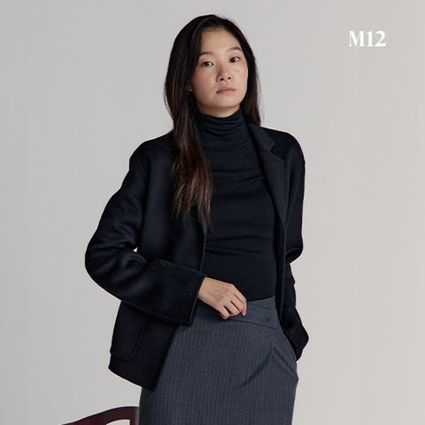2-5 [런칭가69,900원] M12 24FW 여성 울블렌디드 핸드메이드 자켓