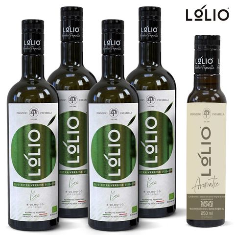롤리오 엑스트라버진 유기농 올리브오일500ml x4병+트러플향 오일250mlx1병