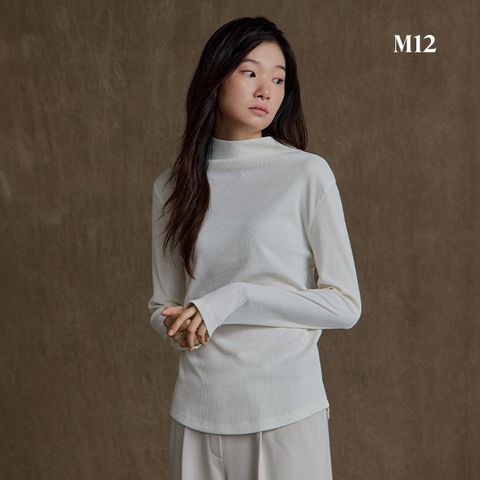 3-3 M12 24FW 여성 하프넥 티블라우스 5종