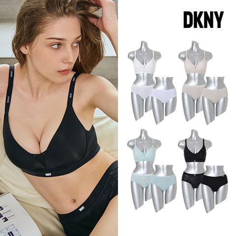 [하프클럽/DKNY UNDERWEAR]시그니처 여성 브라팬티2종+세컨팬티1종 택일