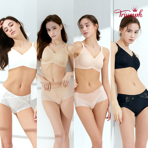 트라이엄프 레이스누디 YOU SIZE BRA 4세트