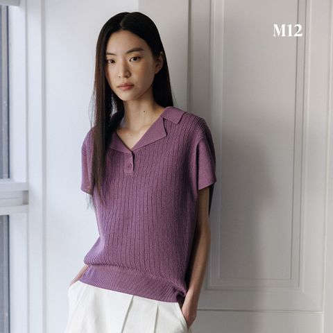 [온플/2만원인하] M12 25SS 여성 린넨블렌디드 크로셰 카라니트 3종