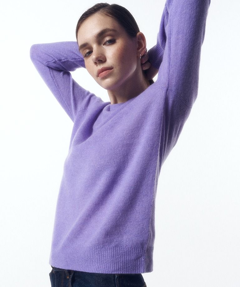 [온플]셀렙샵 에디션 23FW 캐시미어100 라운드 니트