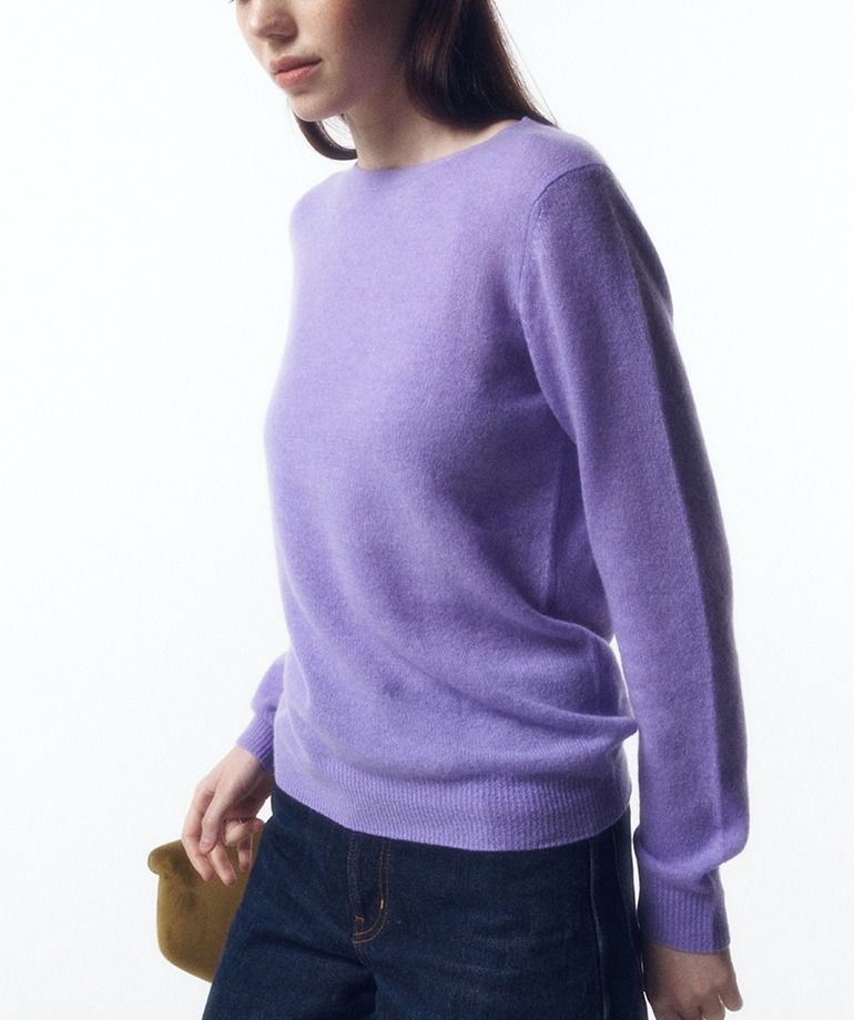 [온플]셀렙샵 에디션 23FW 캐시미어100 라운드 니트