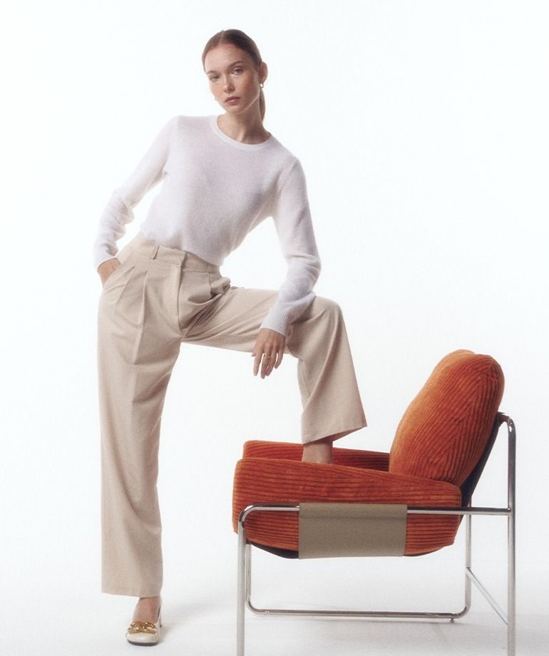 [온플]셀렙샵 에디션 23FW 캐시미어100 라운드 니트