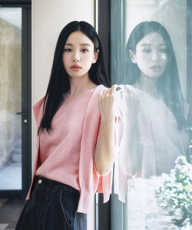 울캐시미어 블렌디드 어부바 니트세트