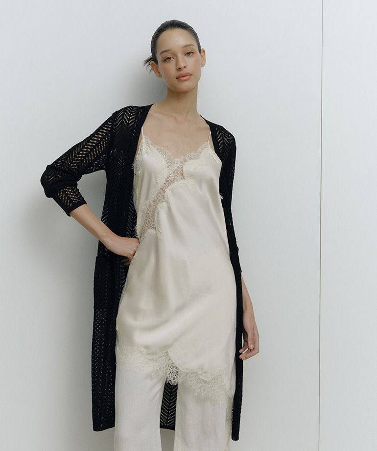 [최초가79,900원]26SS 크로쉐 롱 가디건 2종