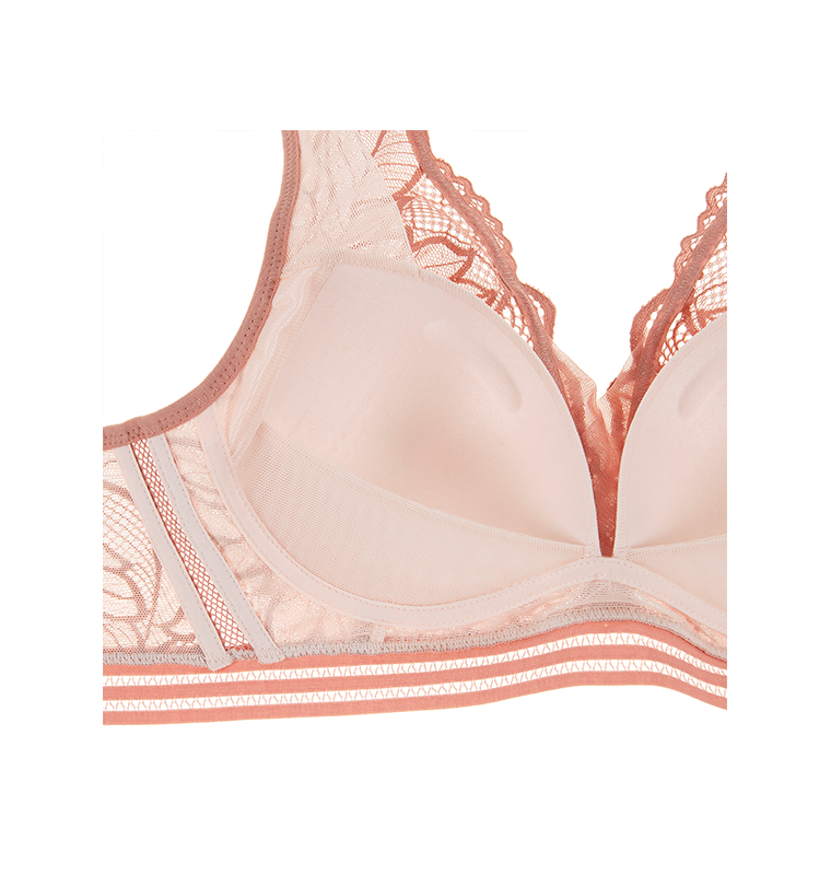 [최초가 149,900원]비비안 스킨핏 라이크라 레이스 브라렛 V64