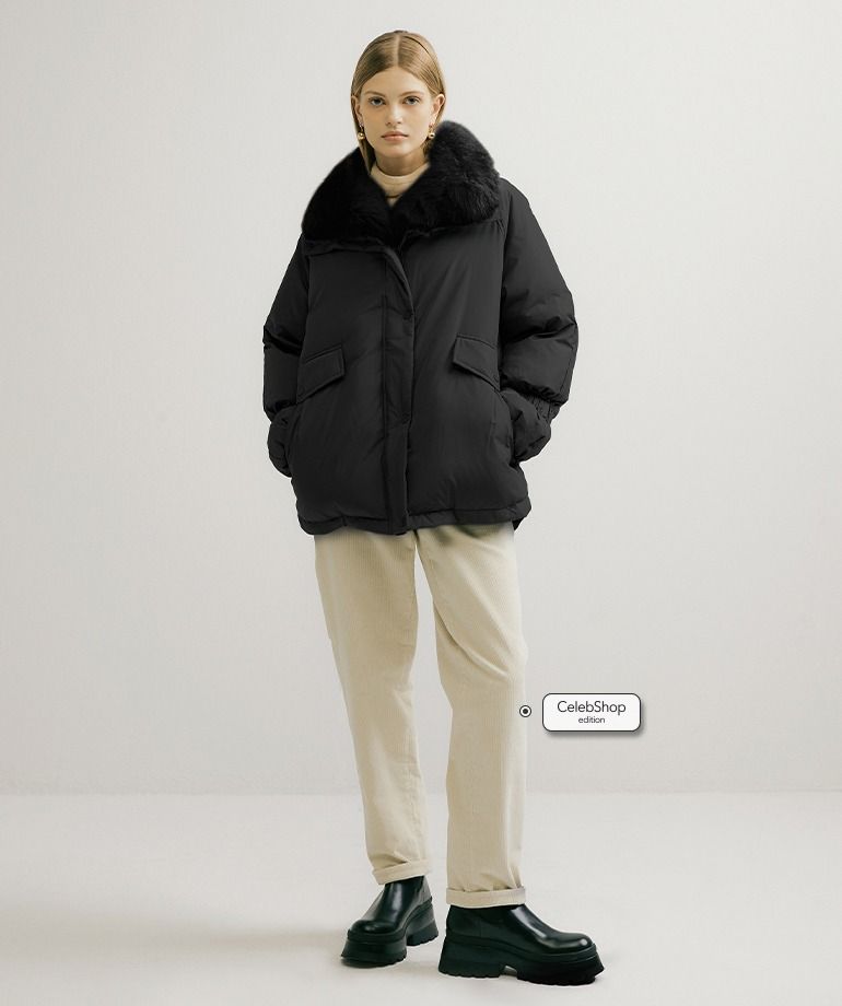 [최초가239,000]셀렙샵 에디션 와이드 폭스퍼 구스다운