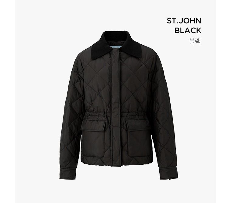 [최초가129000원]센존블루라벨 캐시울 니트카라 헝가리 구스자켓