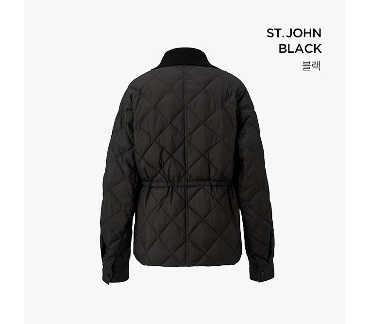 [최초가129000원]센존블루라벨 캐시울 니트카라 헝가리 구스자켓