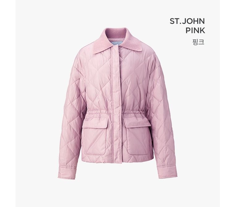 [최초가129000원]센존블루라벨 캐시울 니트카라 헝가리 구스자켓